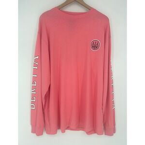 "NWT" Beretta T-Shirt Double Logo Long Sleeve In Pink- Men's XXL Athleisure